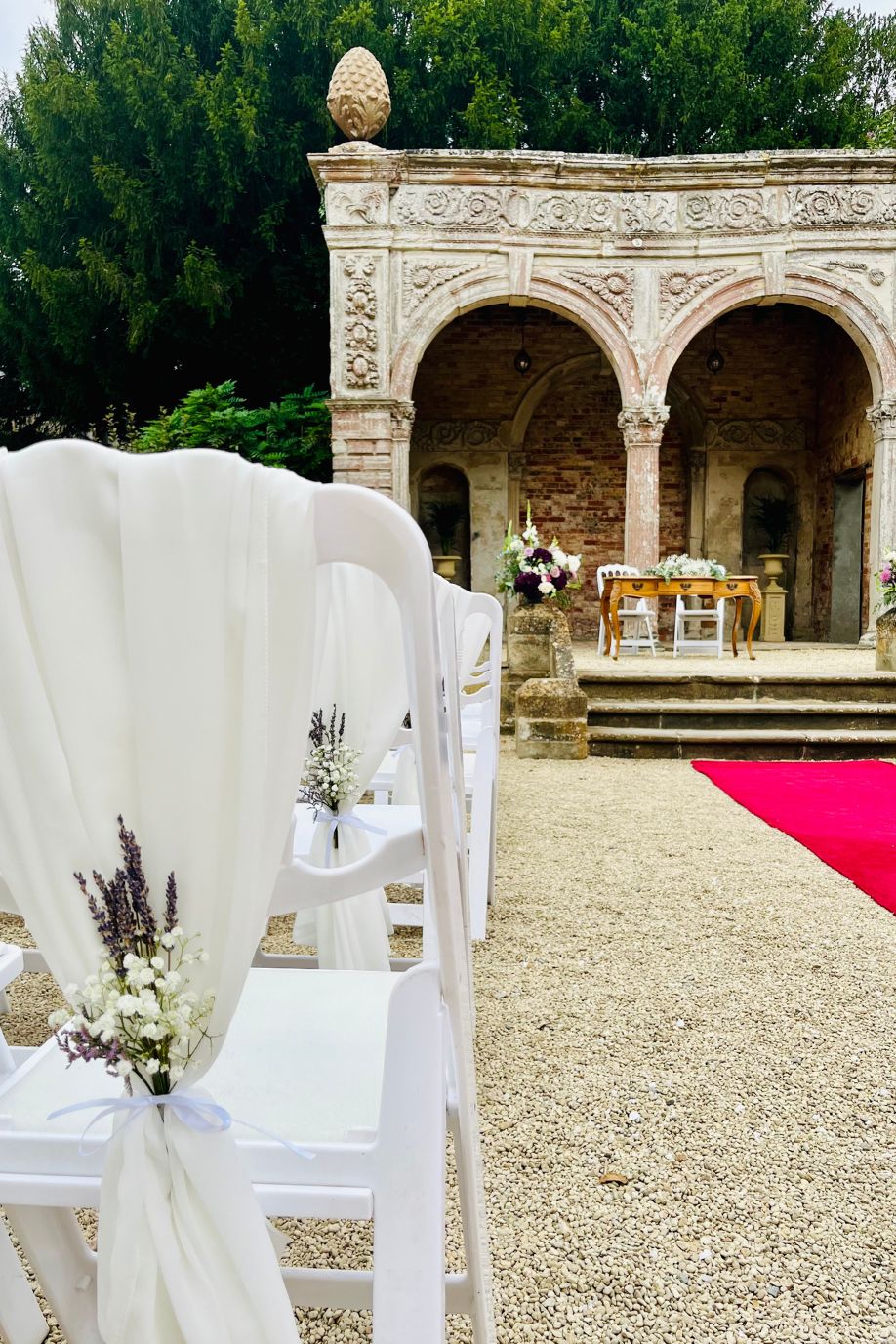 BFN Wedding Chairs and Altar